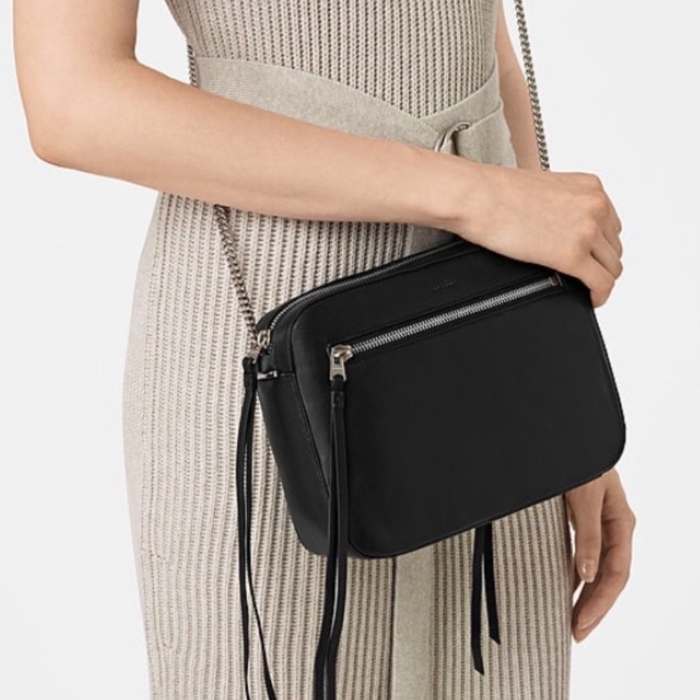 All Saints Black Crossbody Bag